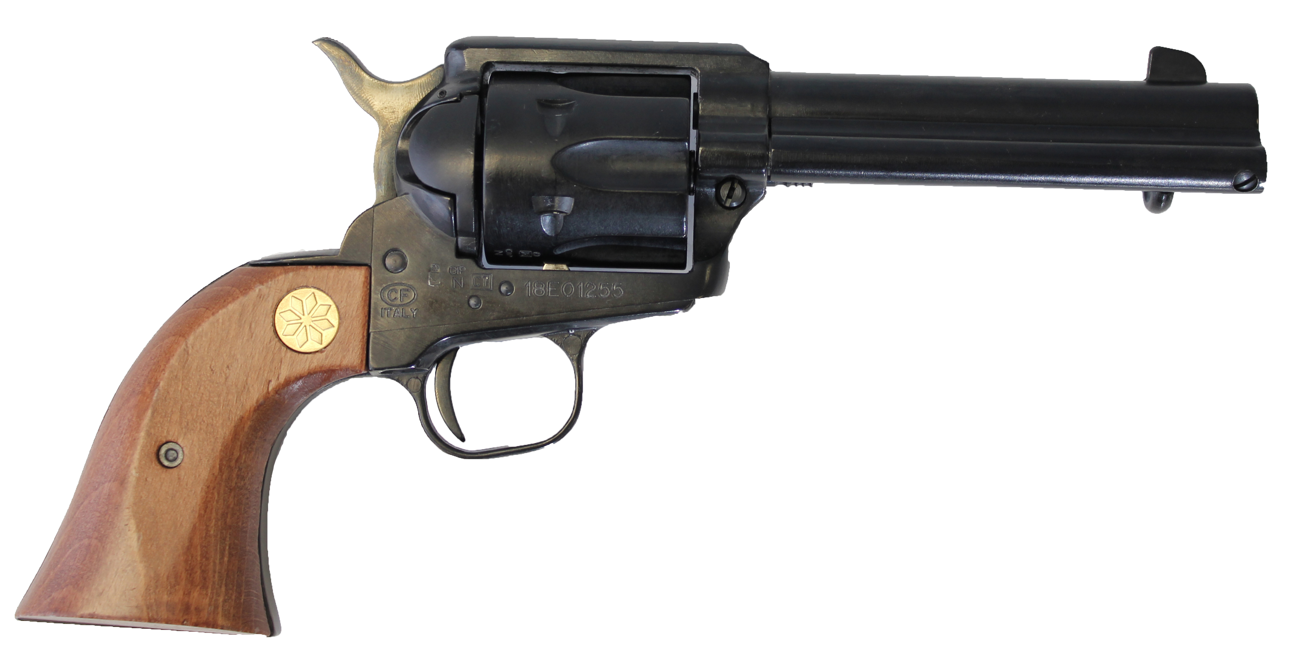 1873 Rawhide Rancher Single Action Revolver .22LR 4.75" Barrel Blued/Walnut SAT73-22053